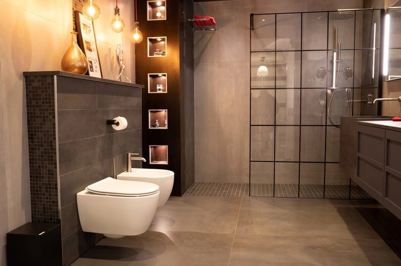 Un large choix de douche, WC et sanitaire